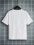 Rahat Kalıp Pamuklu Baskılı Beyaz Çocuk T-Shirt 2