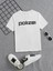 Rahat Kalıp Pamuklu Baskılı Beyaz Çocuk T-Shirt 1