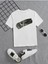 Rahat Kalıp Pamuklu Baskılı Beyaz Çocuk T-Shirt 1