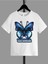 Rahat Kalıp Pamuklu Baskılı Beyaz Çocuk T-Shirt 1