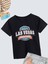 Rahat Kalıp Pamuklu Baskılı Siyah Çocuk T-Shirt 1