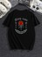 Fiery Rose Oversize Tshirt Sırt Kırmızı Gül 1