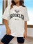 Brooklyn Baskılı Oversize Tshırt 2