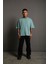 Oversize Düz Pamuklu T-Shirt 4