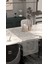 Neubella Home Amerikan Servis Tasarım Supla Ve Runner Seti 6 Kişilik Girdap Set Masa Ve Sunum Takımı Çeyizlik Gri 4