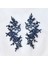 Şarap Kırmızısı Tarzı Dıy Gelinlik Için Işlemeli Dantel Aplike Dantel Trim Kapalı Beyaz Kırmızı Kirli Beyaz Gümüş Renk Havası 24.5*9.5cm (Yurt Dışından) 4