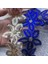 Kraliyet Mavisi Stili 1 Yard Sıcak 6cm Geniş Glitter Organze Dantel Kumaş Pul Boncuklu Çiçekler Işlemeli Şerit Yaka Trim Aplike Gelinlik Dikiş Için (Yurt Dışından) 4