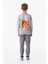 Önü ve Arkası Baskılı Erkek Çocuk Sweatshirt 4