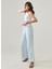 Kadın Yüksek Bel Loose Fit Denim Pantolon L32AGGOU 3