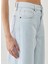 Kadın Yüksek Bel Loose Fit Denim Pantolon L32AGGOU 5