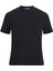Bisiklet Yaka Baskılı Siyah Kadın T-Shirt J20J223362BEH 2