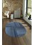 Dijital Kaymaz Yıkanabilir Modern Desen Oval Yolluk Mutfak Salon Halısı, N-O-Modern-34-Mavi, 4