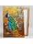 Yağlı Boya Efektli Tavus Kuşu Gold Kiraz Ağacı Kanvas Tablo ART0049 Tablo 2