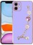 Apple iPhone 11 - Uyumlu El Tutamaçlı Kamera Korumalı Zore Taka Silikon Kapak-Pembe 3