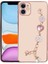 Apple iPhone 11 - Uyumlu El Tutamaçlı Kamera Korumalı Zore Taka Silikon Kapak-Pembe 4