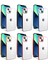 Apple iPhone 13 - Uyumlu Kamera Korumalı Renkli Çerçeveli Zore Garaj Kapak-Kırmızı 2