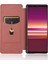 Sony Xperia 5 Ll Için Kılıf Manyetik Karbon Fiber Deri Folio Flip Case (Yurt Dışından) 5