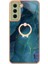 Samsung Galaxy S21 Fe 5g Için Kılıf 360 &deg; Dönebilir Halka Tampon Mermer Tpu (Yurt Dışından) 2