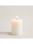 Helen 6x8 cm Sütun Mum Krem Krem 2