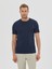 Erkek Slım Fıt Tişört-Lacivert 1