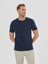 Erkek Slım Fıt Tişört-Lacivert 5