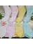 4 Çift Sevimli Desenli Kadın Patik Dikişli Retro Düşük Kesim Ayak Bileği Sox Örgü Ince Kristal Ipek Çorap 36-41 4