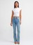 71491 Tint Yıkama Flare Denim Pantolon-Tint 1