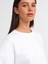 31067 Kısa Kollu Vatkalı T-Shirt-Beyaz 3