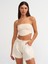20858 Askılı Crop Top-Bej Melanj 1