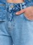 71463 Düşük Bel Flare Denim Pantolon-Mavi 4