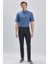 Koyu Lacivert Esnek Lastikli Yandan Cepli Casual Slim Fit Ayarlanabilir Kemer Pantolon 1003240162 2