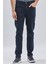 Koyu Lacivert Gabardin Pamuklu 5 Cepli Slim Fit Dar Kesim Casual Denim Pantolon 1023240158 3
