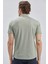 Koyu Haki Desenli Oxford Polo Yaka Cepli Pamuklu Casual Slim Fit Dar Kesim Tişört 1011240178 5