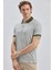 Koyu Haki Baskılı Pike Polo Yaka Pamuklu Likralı Casual Slim Fit Dar Kesim Tişört 1011240158 2