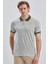Koyu Haki Baskılı Pike Polo Yaka Pamuklu Likralı Casual Slim Fit Dar Kesim Tişört 1011240158 3