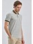 Koyu Haki Baskılı Pike Polo Yaka Pamuklu Likralı Casual Slim Fit Dar Kesim Tişört 1011240158 4