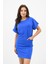 Kadın Kısa Kollu Cep Detaylı Elbise 5221-24 1