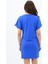 Kadın Kısa Kollu Cep Detaylı Elbise 5221-24 3