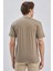 Taş Rengi Desenli Jakarlı Polo Yaka Cepli Klasik Comfort Fit Rahat Kesim Tişört 1011240172 5