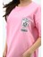 Kadın Baskılı Oversize T-Shirt Elbise 5218-24 5