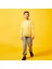 Domyos Çocuk Kapüşonlu Sweatshirt - Hardal rengi 4