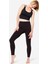 Kimjaly Kadın Grafit Siyah Yüksek Belli Uzun Spor Taytı - Yoga 2
