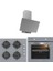 3481 Flam - CS5349S01 - BO65E1S01 Gri Cam Ankastre Set 1
