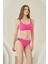 Fuşya Basic Halter Tek Alt Bikini 2
