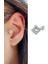 Zirkon Taş Detaylı 925 Ayar Gümüş Sonsuzluk.çarki Tragus Kıkırdak Piercing 1