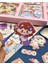 Sevimli Kız ve Dostları 3 Bölümlü 18 Yaprak Pembe Kutu Kabartmalı Sticker Seti / Su Geçirmez 5