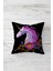 Ünicorn At Desenli Çift Tarafı Baskılı Gizli Fermuarlı Yastık Kılıfı Kırlent Koltuk Yastık Kılıfı 1