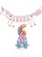 Şekilli Unicorn 6 Yaş Iyi Ki Doğdun Gökkuşağı Balonlu Set 1