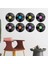 8 Adet Vinil Kayıt Duvar Çıkartmaları Renkli Vintage Kayıtları Parti Görüntüler Için Etiketler Bülten Tahtası Süslemeleri Retro Odası Dekor (Yurt Dışından) 3
