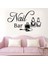 STIL11 Tarzı Xl Boyutu Yaratıcı Tırnak Salonu Sanat Vinil Duvar Çıkartmaları Duvar Çıkartmaları Tırnak Salonu Odası Dekorasyon Çıkartması Duvar Kağıdı Posteri Duvar Dekor (Yurt Dışından) 5